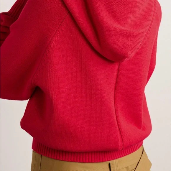 La Ligne Jill Hoodie Women's- Red, Small NWT - Picture 4 of 8